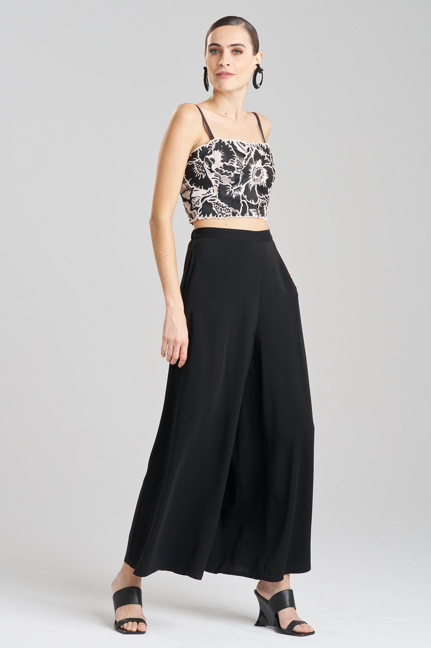 Buy Cote D'Azur Embroidered Lace Bustier in Cream/Black Online Cream/Black
