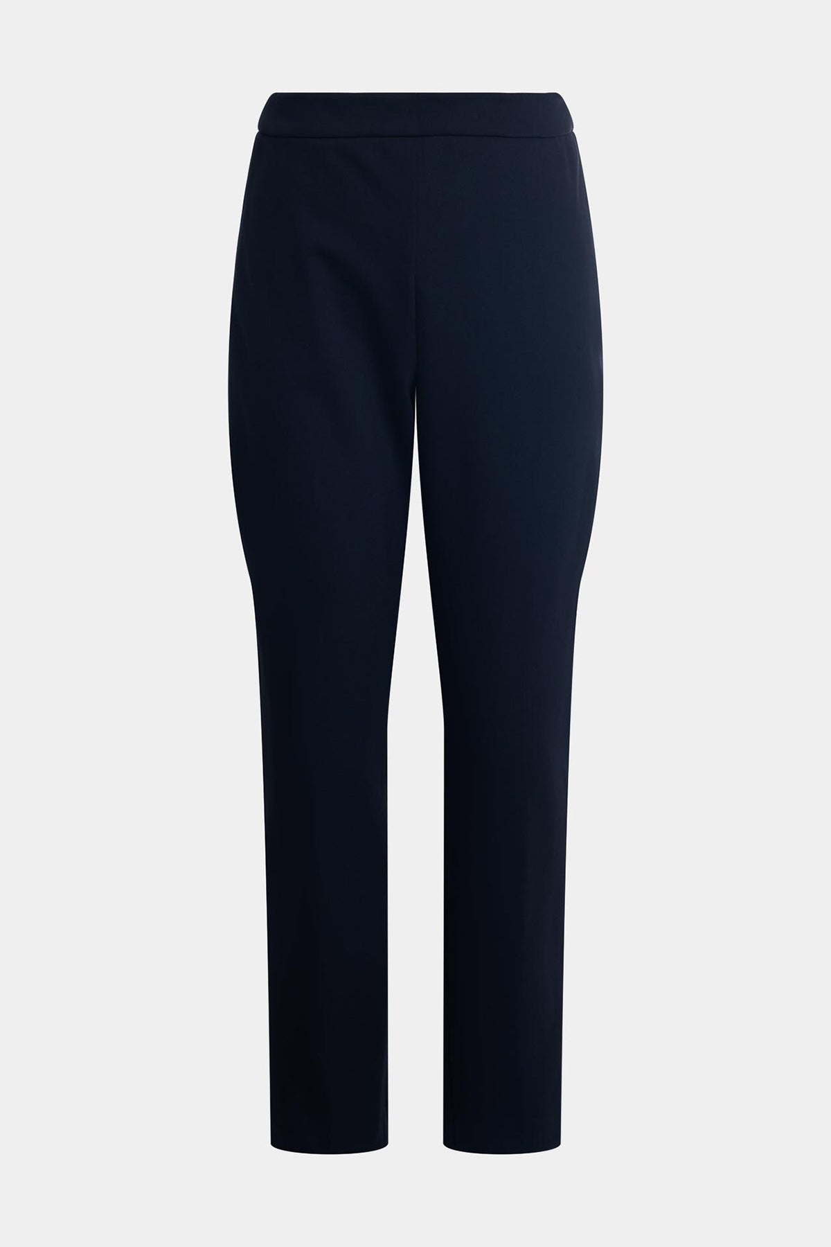 Techno Crepe Side Zip Ankle Pants Black