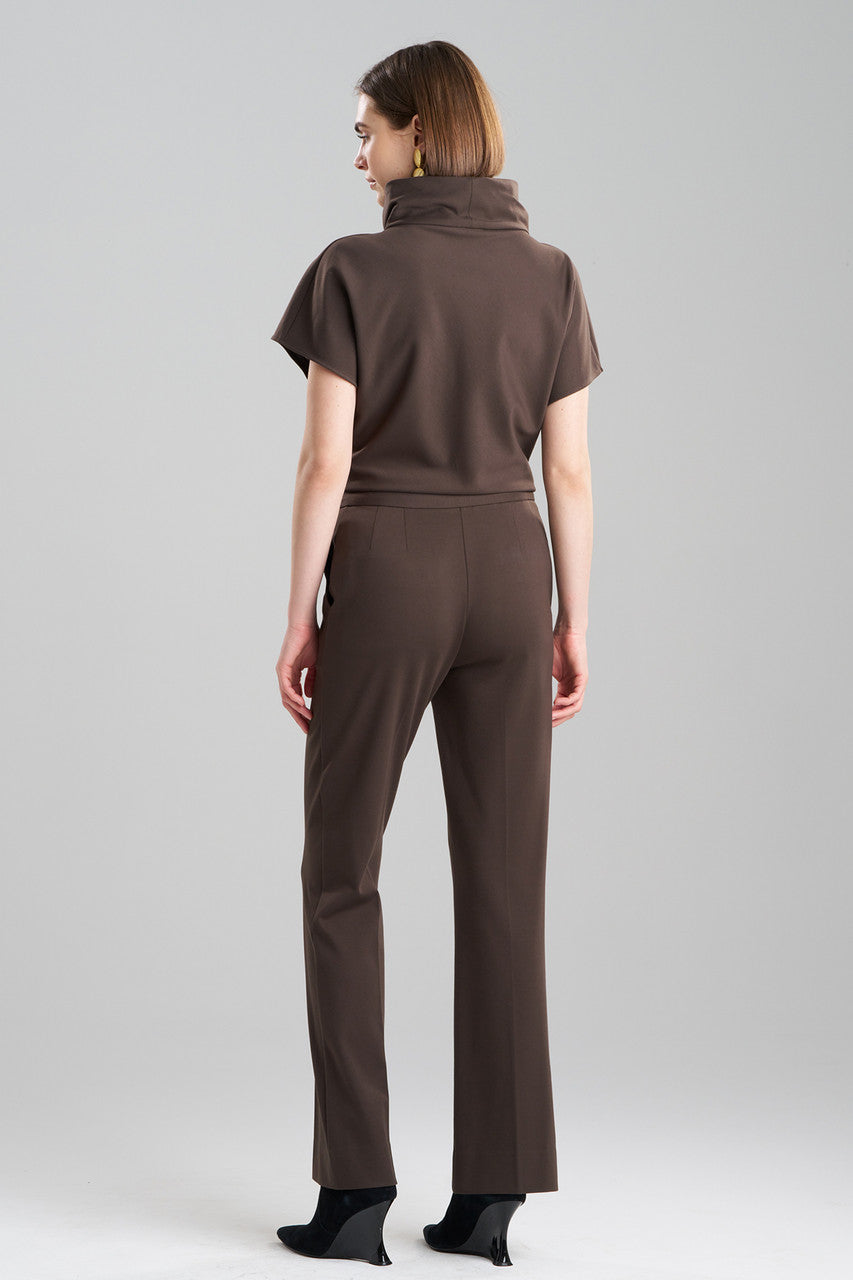 Buy Compact Knit Trousers in Espresso Online Espresso