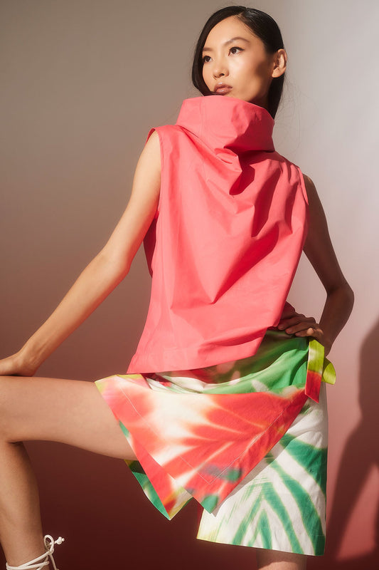 Usami Cotton Wrap Skort Multi
