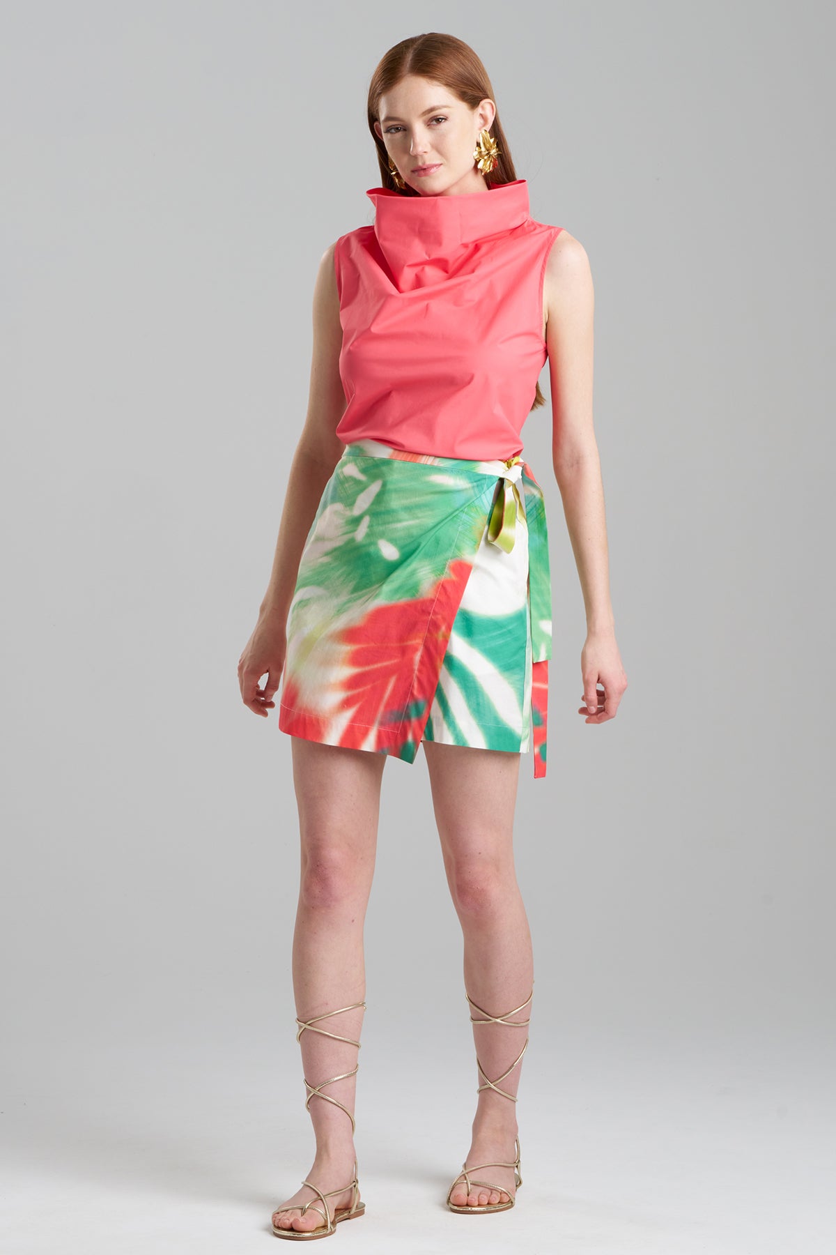 Usami Cotton Wrap Skort Multi
