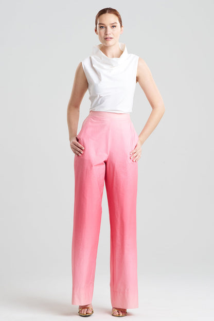 Akari Cotton Pull On Pants Flamingo