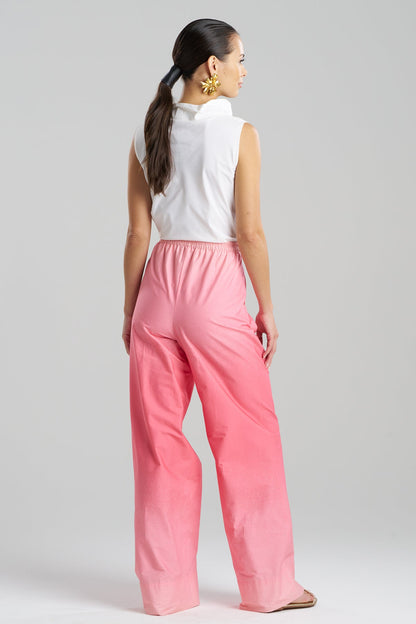 Akari Cotton Pull On Pants Flamingo