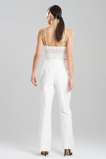 Canvas Cotton Trousers White