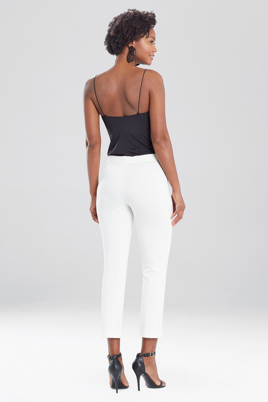 Buy Light Weight Ponte Slim Pants in Snow Online Snow