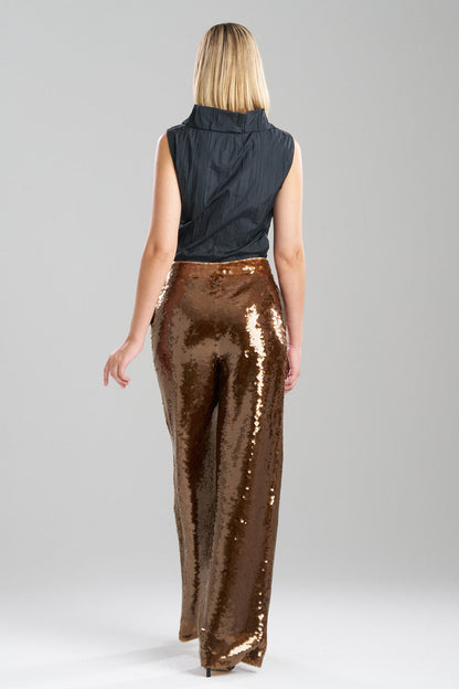 Buy Paillettes Pants in Brown Online Brown