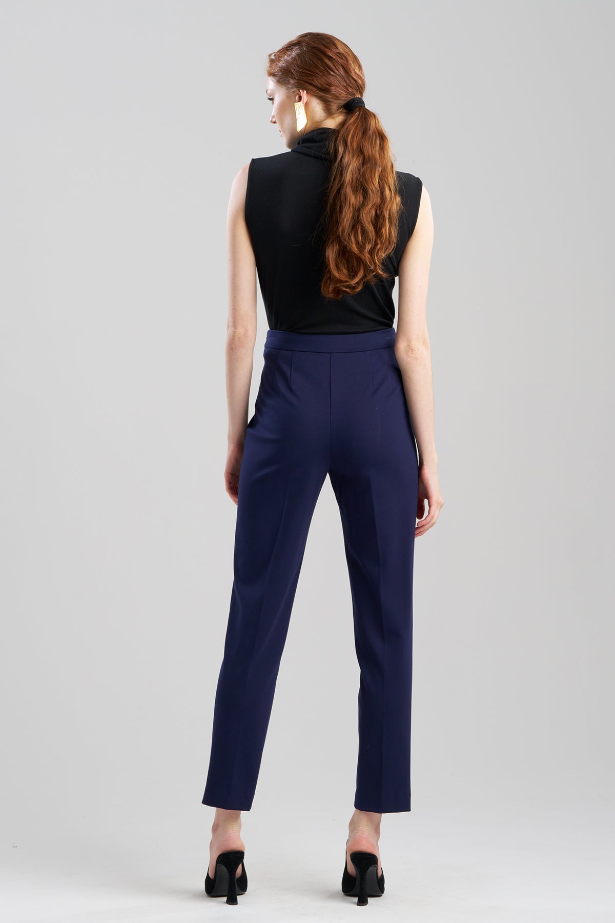 Compact Knit Pants Midnight Navy