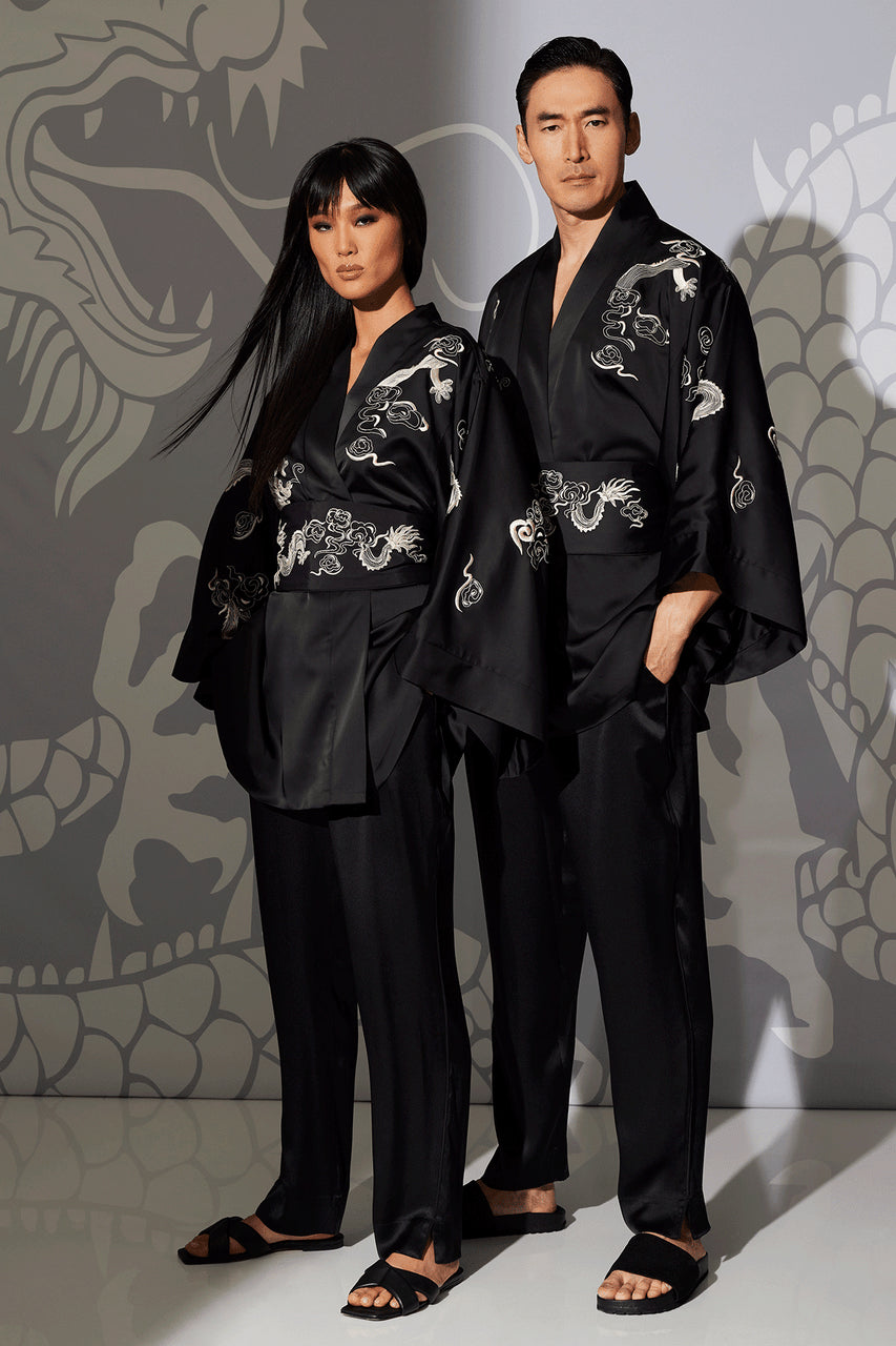 Buy Dragon Techno Poplin Unisex Pants in Black Online Black