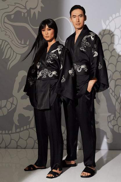 Buy Dragon Techno Poplin Unisex Pants in Black Online Black