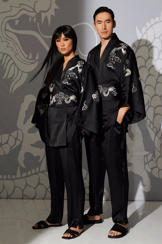 Buy Dragon Techno Poplin Unisex Pants in Black Online Black