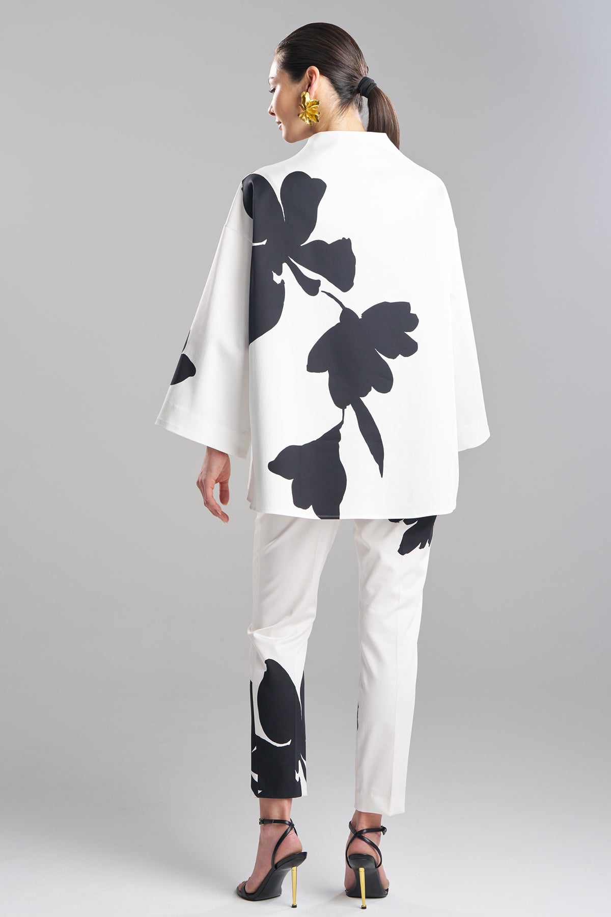 Peony Cotton Chino Coat Warm White