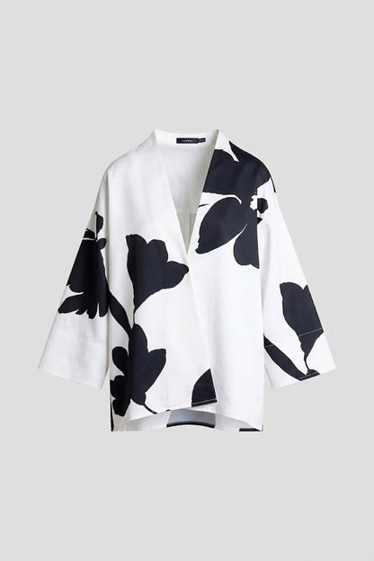Peony Cotton Chino Coat Warm White