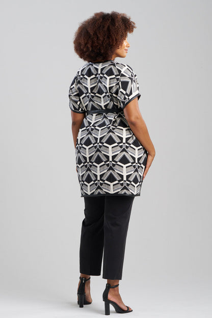 Buy Yantra Poncho Wrap in Black/White Online Black/White