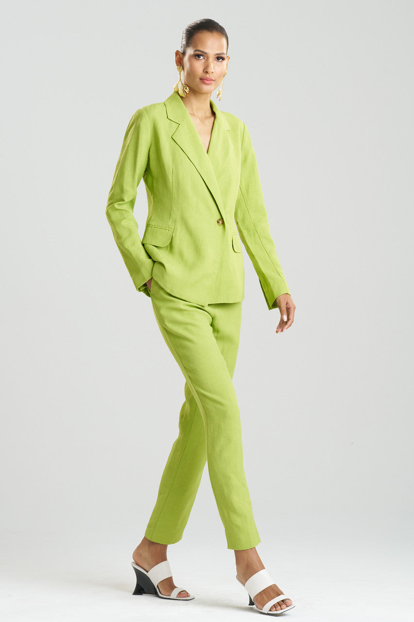 Buy Linen Jacket in Pear Online Pear