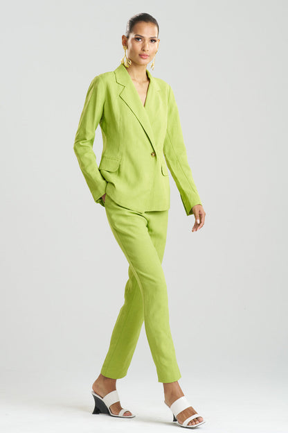 Buy Linen Jacket in Pear Online Pear