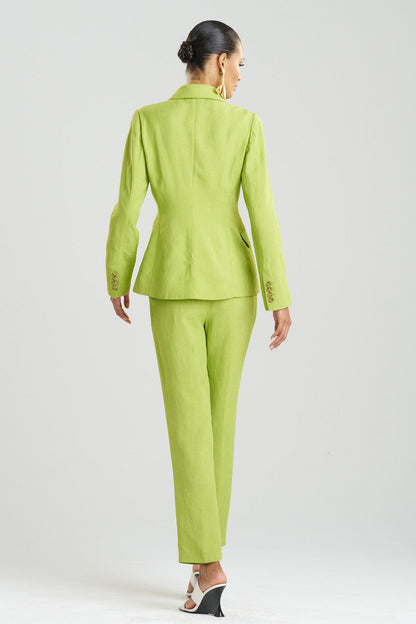 Buy Linen Jacket in Pear Online Pear
