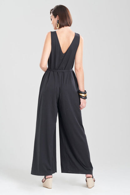 Buy Bliss Essentials Jumpsuit in Black Online Black