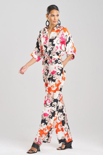Buy Cressida Printed Silk Twill Jumpsuit in Multi Combo Online Multi Combo