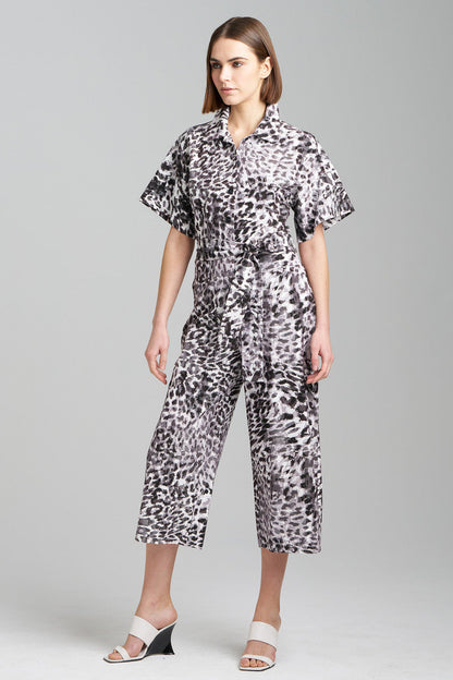 Buy Ombre Animale Jumpsuit in Black/Grey Combo Online Black/Grey Combo
