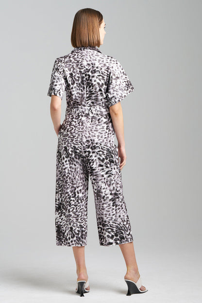 Buy Ombre Animale Jumpsuit in Black/Grey Combo Online Black/Grey Combo