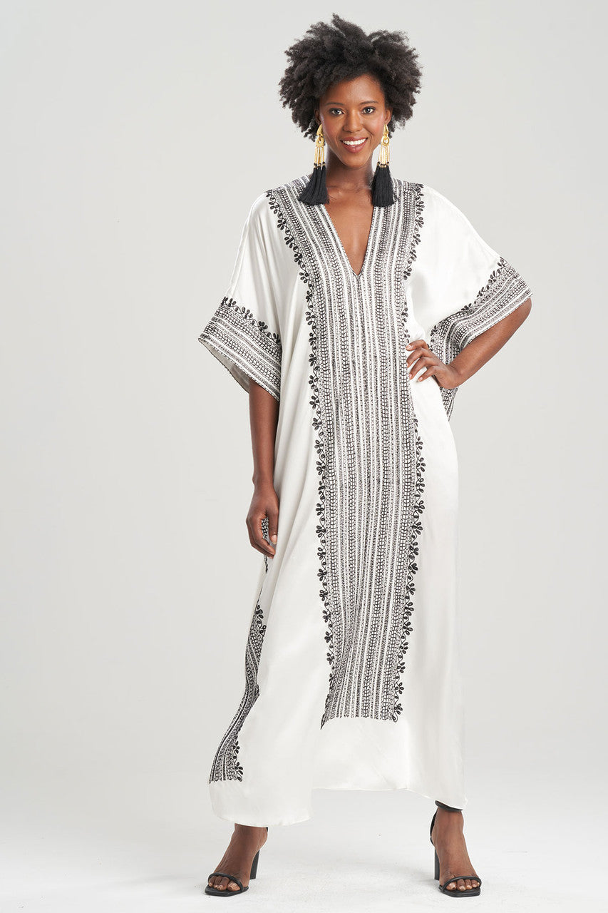 Buy Couture Zehra Caftan in Warm White Online Warm White