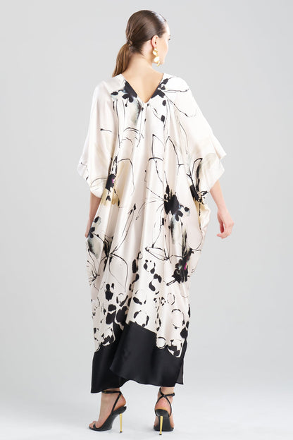 Yumi Silk Caftan Warm White