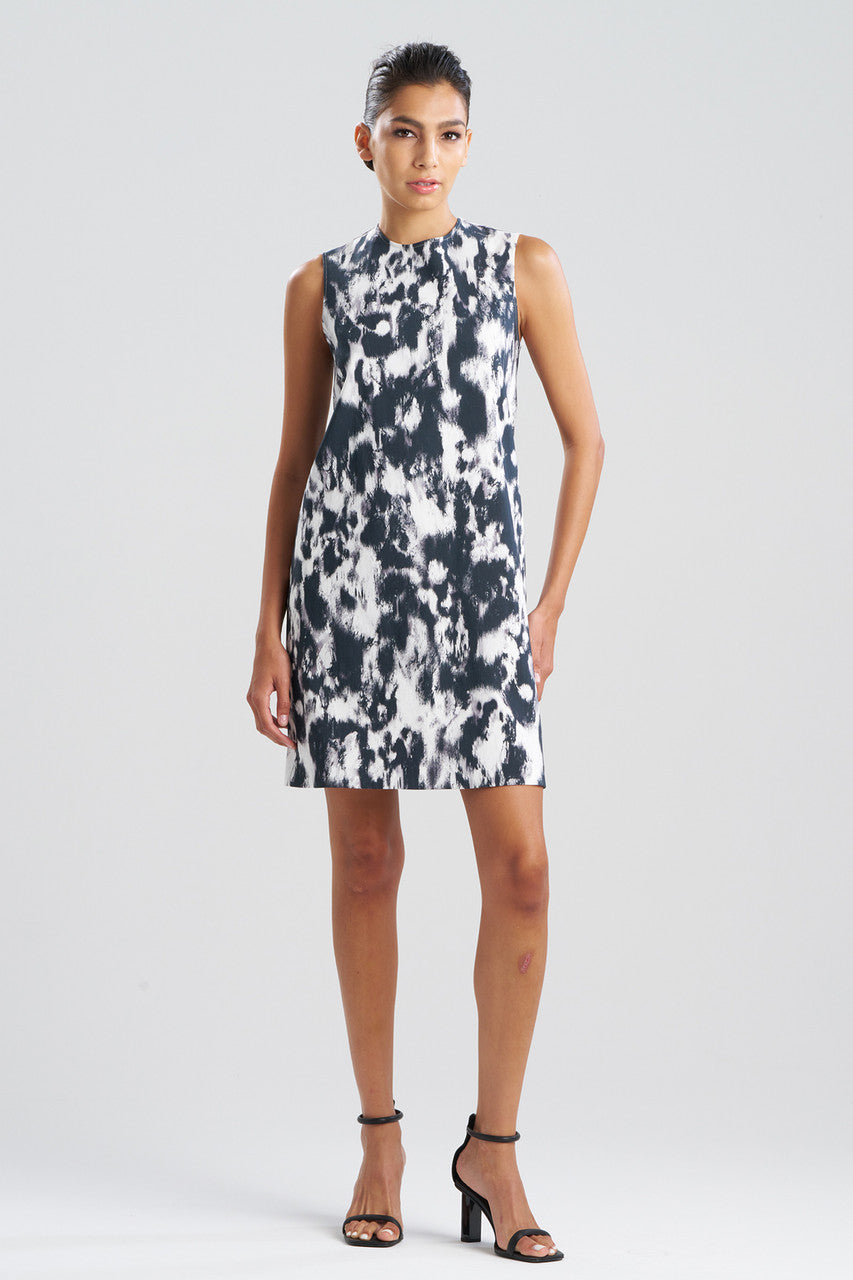 Buy Abstract Shift Dress online Black
