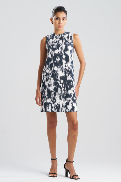 Buy Abstract Shift Dress online Black