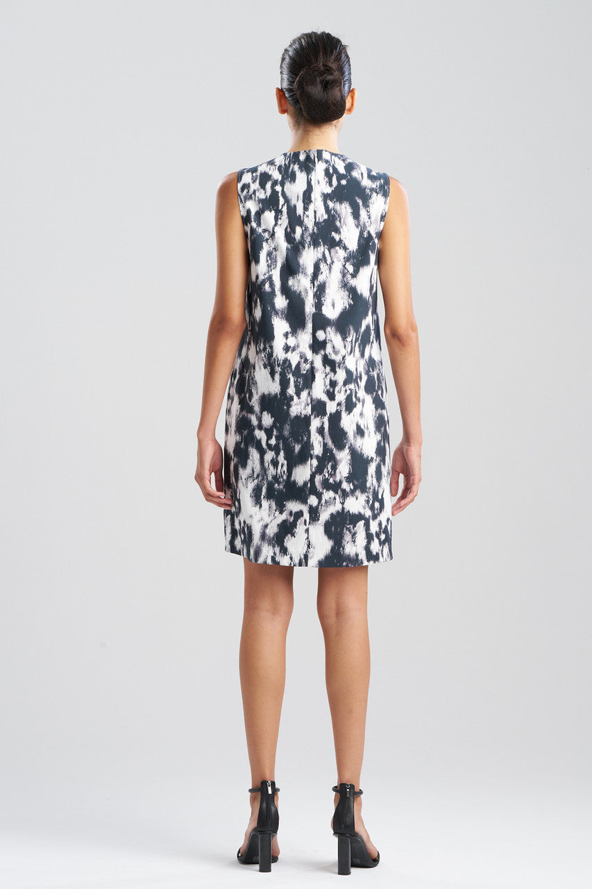 Buy Abstract Shift Dress online Black