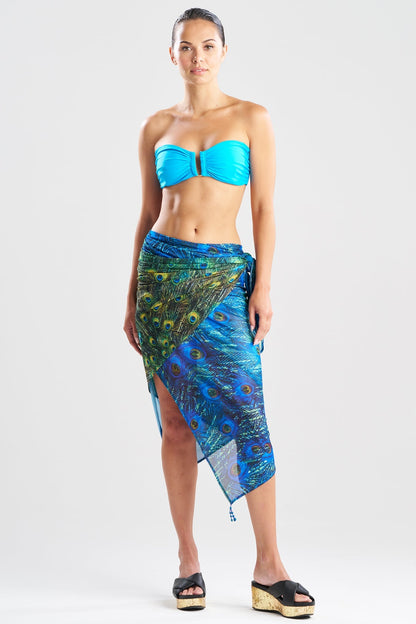 Peacock Mesh Pareo Teal