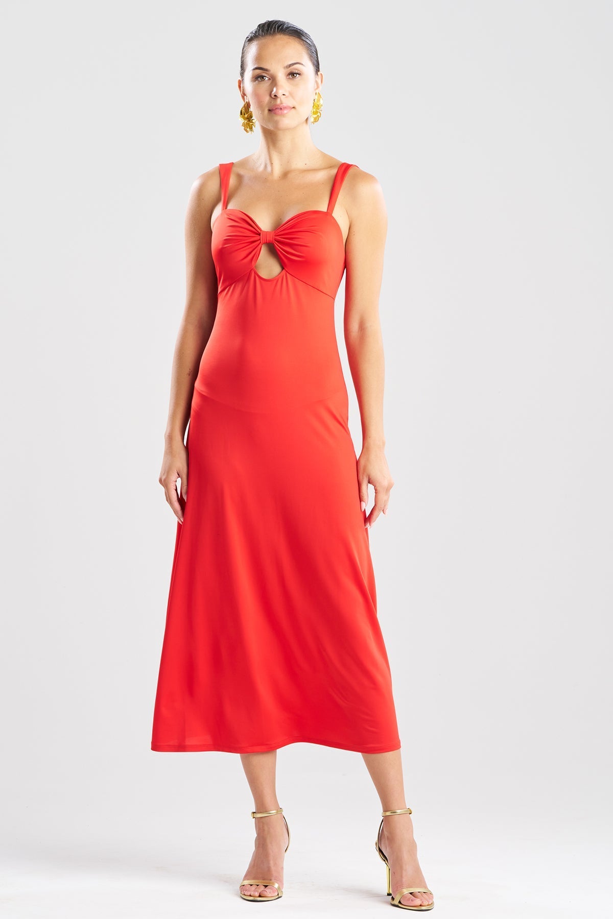 Solid Jersey Maxi Dress Salsa