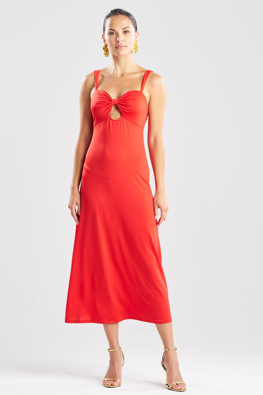 Solid Jersey Maxi Dress Salsa