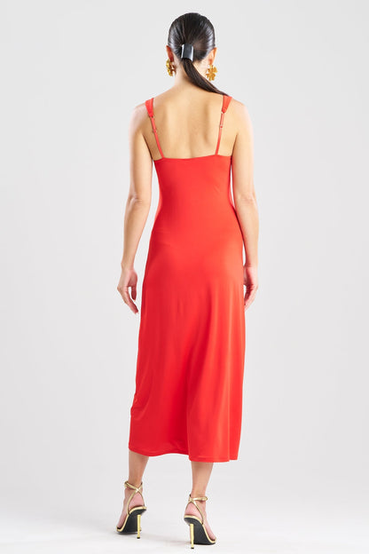 Solid Jersey Maxi Dress Salsa