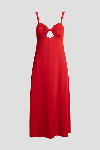 Solid Jersey Maxi Dress Salsa