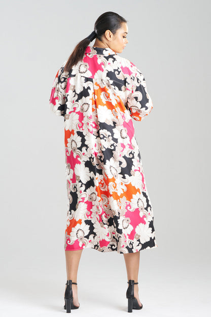 Buy Cressida Printed Silk Twill Oversized Shirtdress in Multi Combo Online Multi Combo