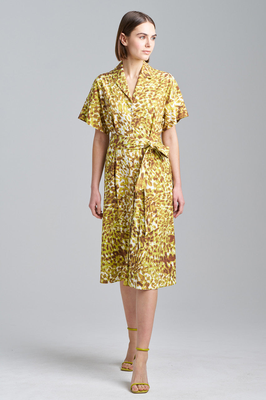Buy Ombre Animale Shirtdress in Wasabi Combo Online Wasabi Combo
