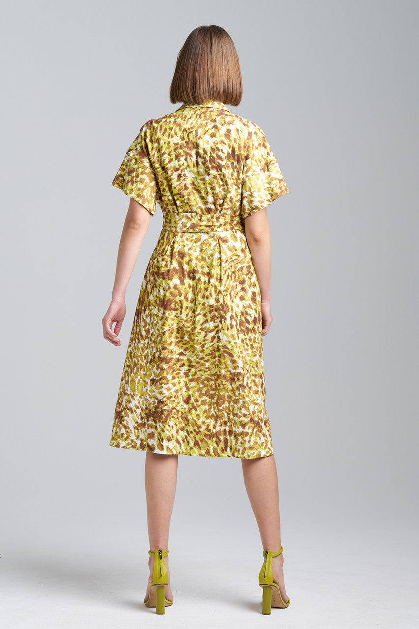 Buy Ombre Animale Shirtdress in Wasabi Combo Online Wasabi Combo