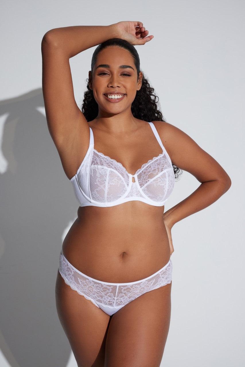 Buy Statement Full Fit Bra in White Online White