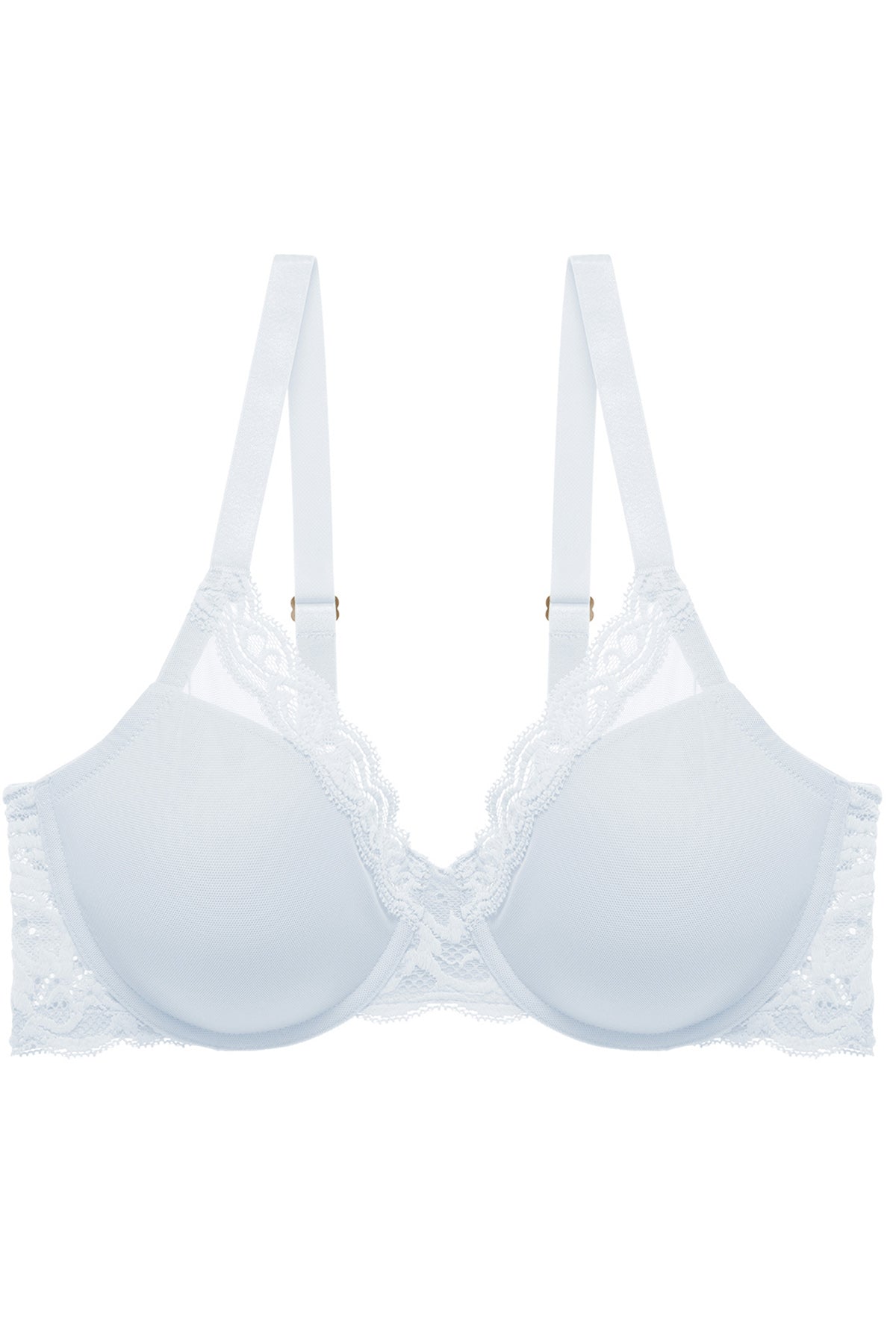 Feathers Full Figure Contour Underwire Bra Frosted Sky