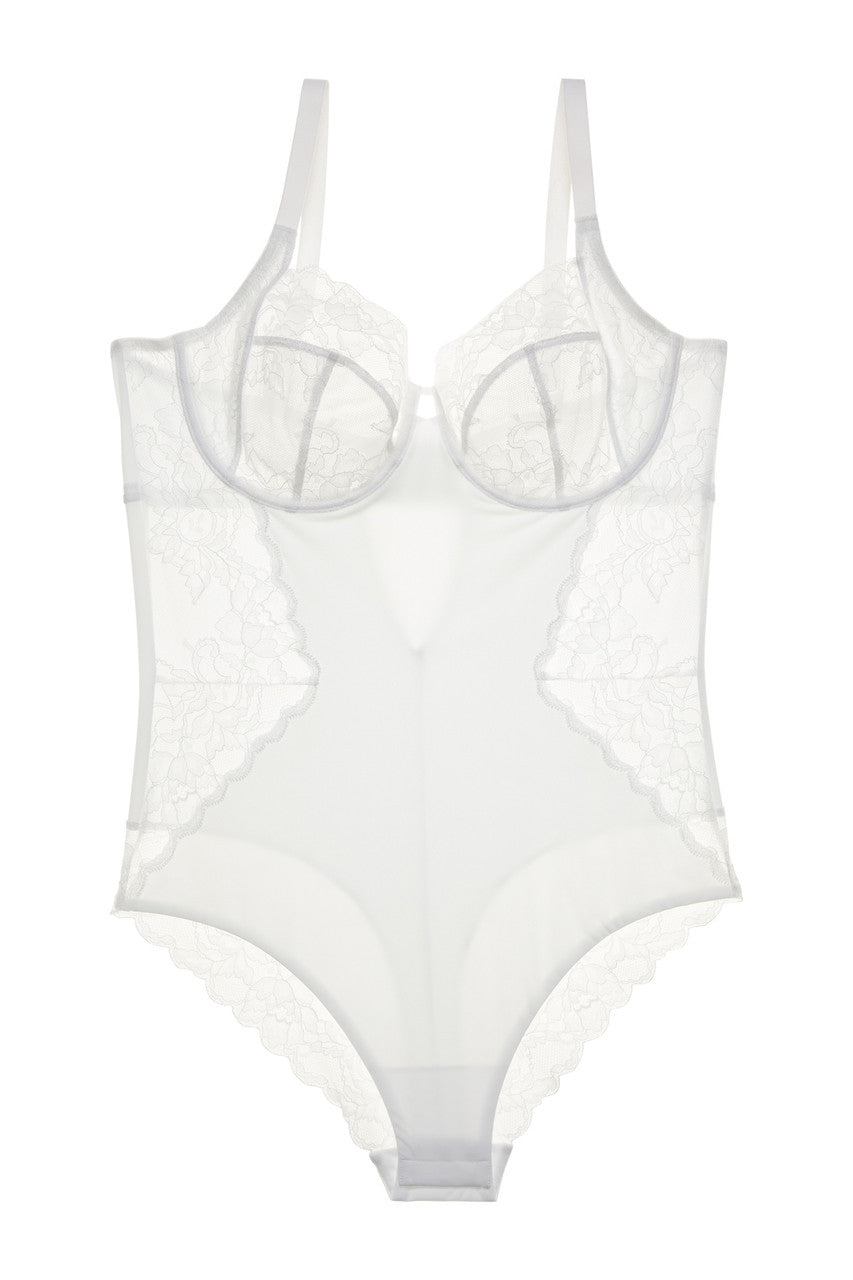 Buy Statement Full Fit Underwire Bodysuit in White Online White