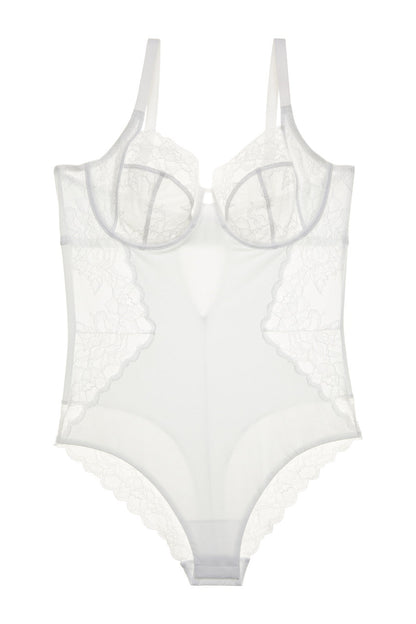 Buy Statement Full Fit Underwire Bodysuit in White Online White
