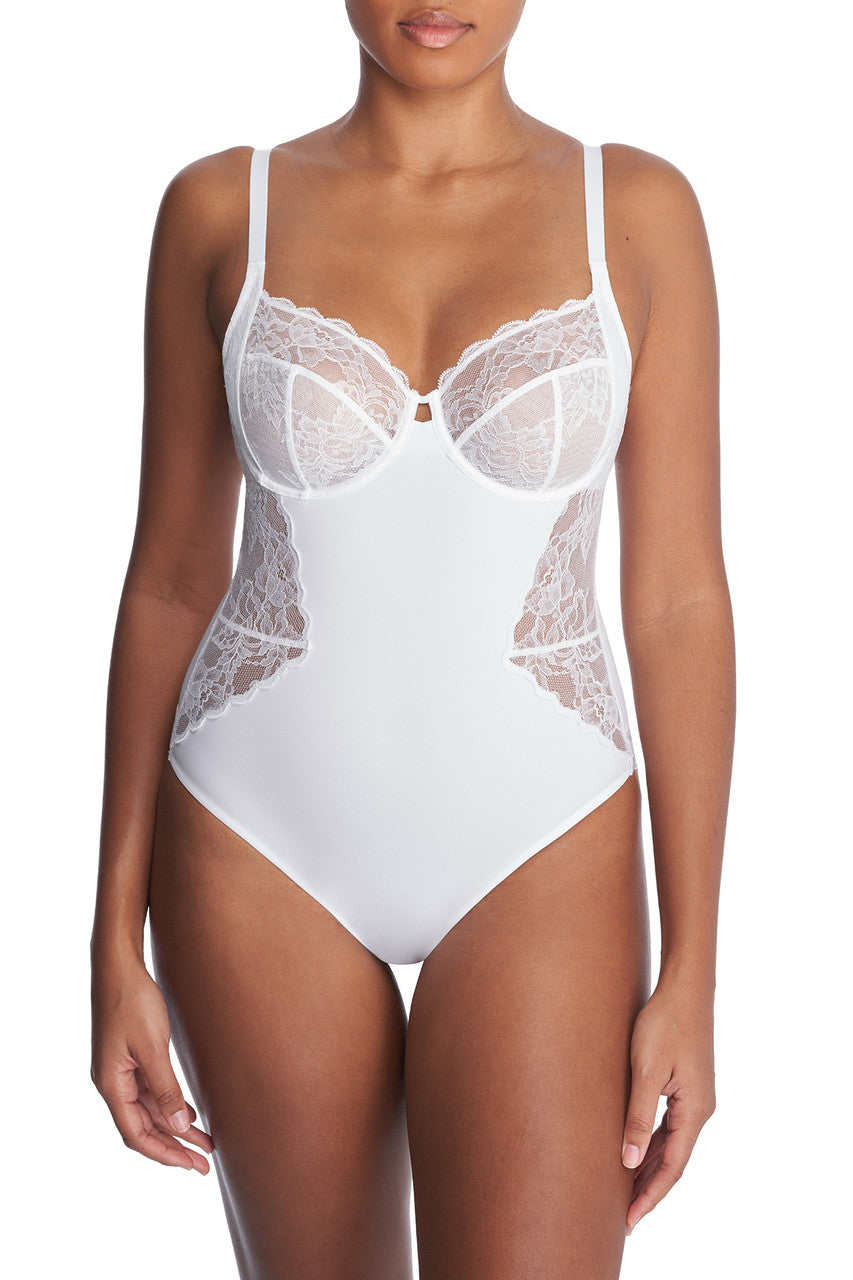 Buy Statement Full Fit Underwire Bodysuit in White Online White