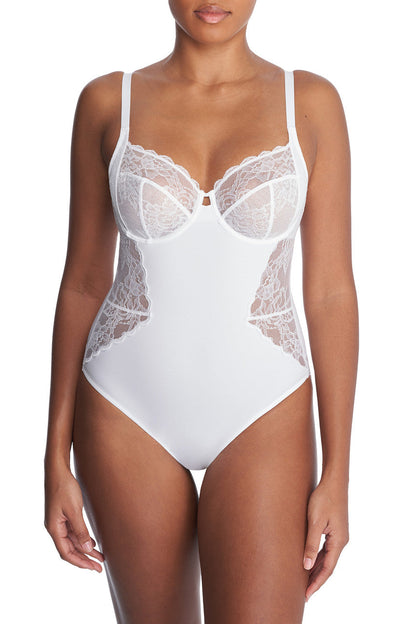 Buy Statement Full Fit Underwire Bodysuit in White Online White