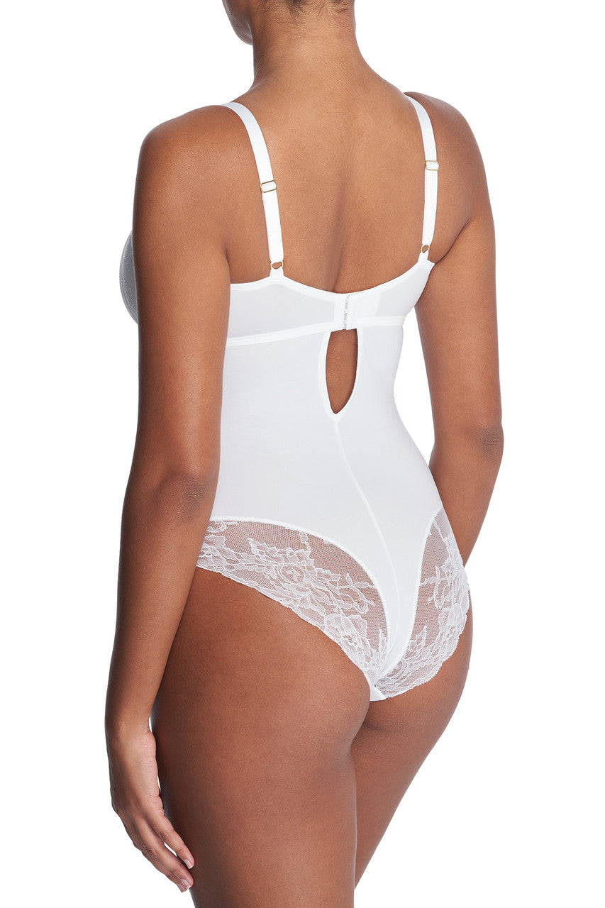 Buy Statement Full Fit Underwire Bodysuit in White Online White