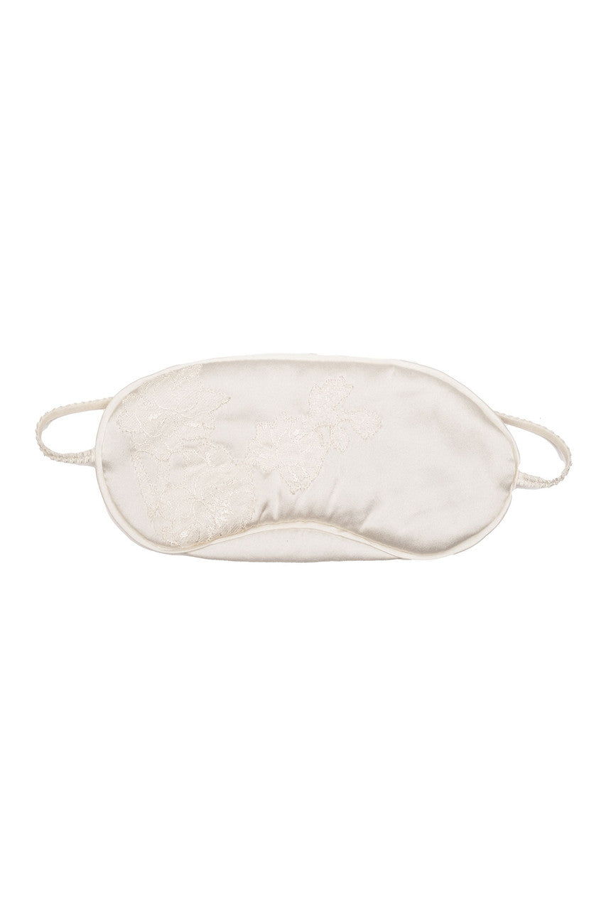 Buy Lolita Silk Eyemask in Warm White Online Warm White