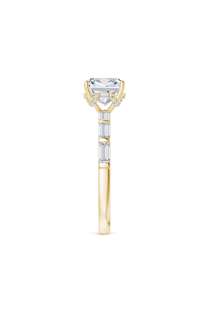 Buy Orient Express Lab-Grown 14K Gold & Cushion Diamond Solitaire Ring in 14K Yellow Gold Online 14K Yellow Gold