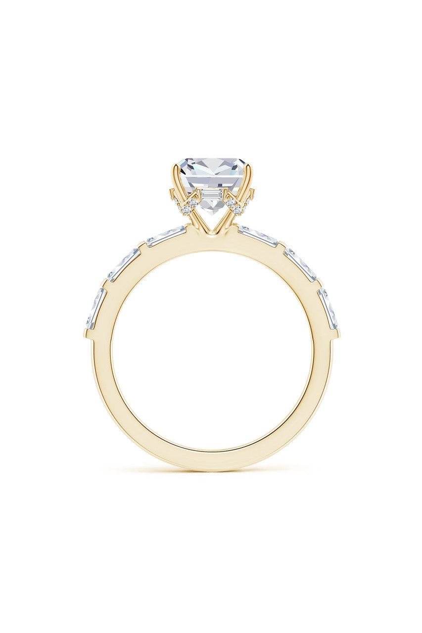 Buy Orient Express Lab-Grown 14K Gold & Cushion Diamond Solitaire Ring in 14K Yellow Gold Online 14K Yellow Gold