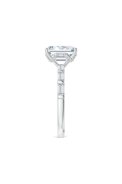 Buy Orient Express Lab-Grown 14K Gold & Emerald Cut Diamond Solitaire Ring in 14K White Gold Online 14K White Gold