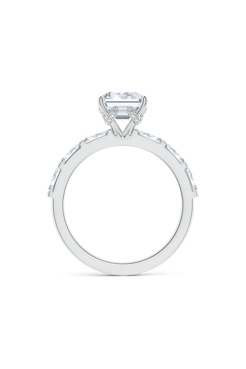 Buy Orient Express Lab-Grown 14K Gold & Emerald Cut Diamond Solitaire Ring in 14K White Gold Online 14K White Gold