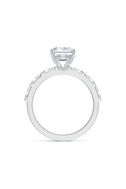 Buy Orient Express Lab-Grown 14K Gold & Emerald Cut Diamond Solitaire Ring in 14K White Gold Online 14K White Gold